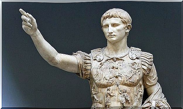 Statue of the Roman Emperor Caesar Augustus 