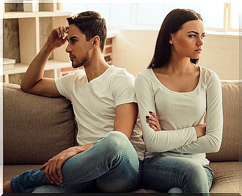 boy and girl on a sofa to represent the alexithymic couple