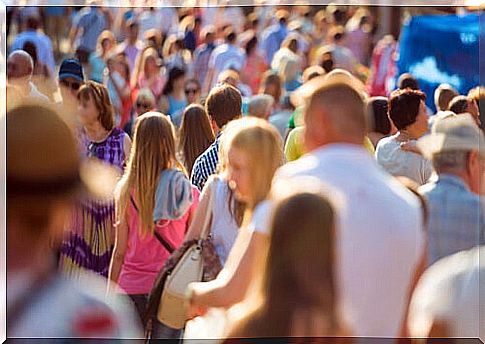 People walking